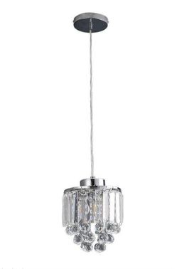 Set of 3 Crystal Pendant Light, Modern Mini Chandelier Ceiling Hanging Lighting Fixture with Adjustable Cord  Retail $139