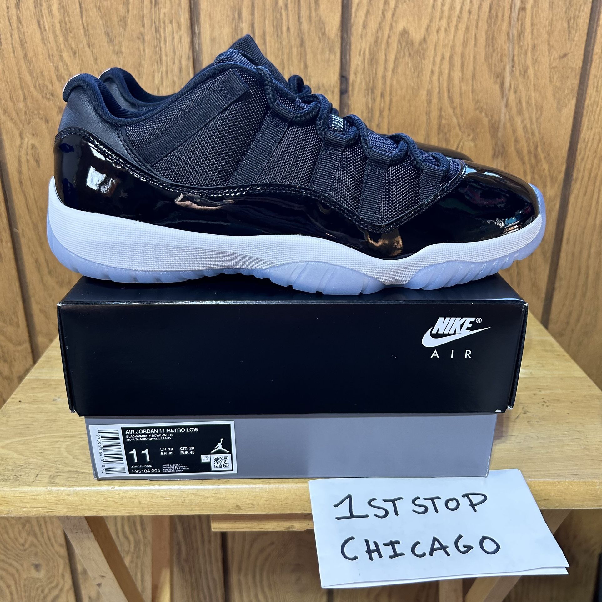 Air Jordan 11 Low Retro Space Jam Mens Size 11 DS FV5104 004 Authentic NEW