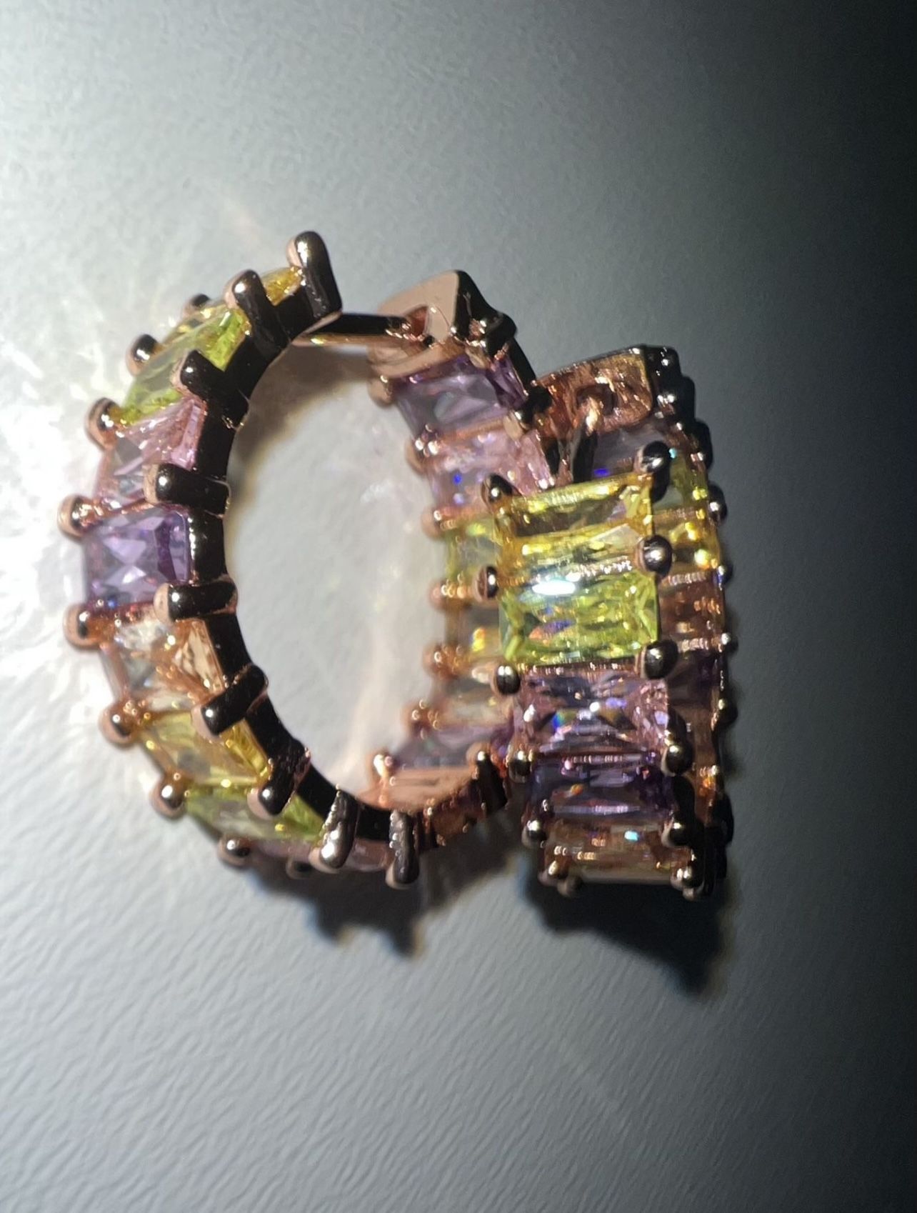 Mini Pastel Hoop Earrings
