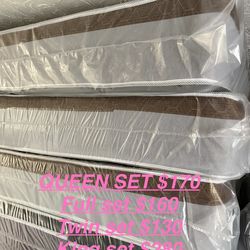 Full mattress and box spring same day deliver