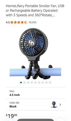 HomeLifairy Portable Stroller Fan