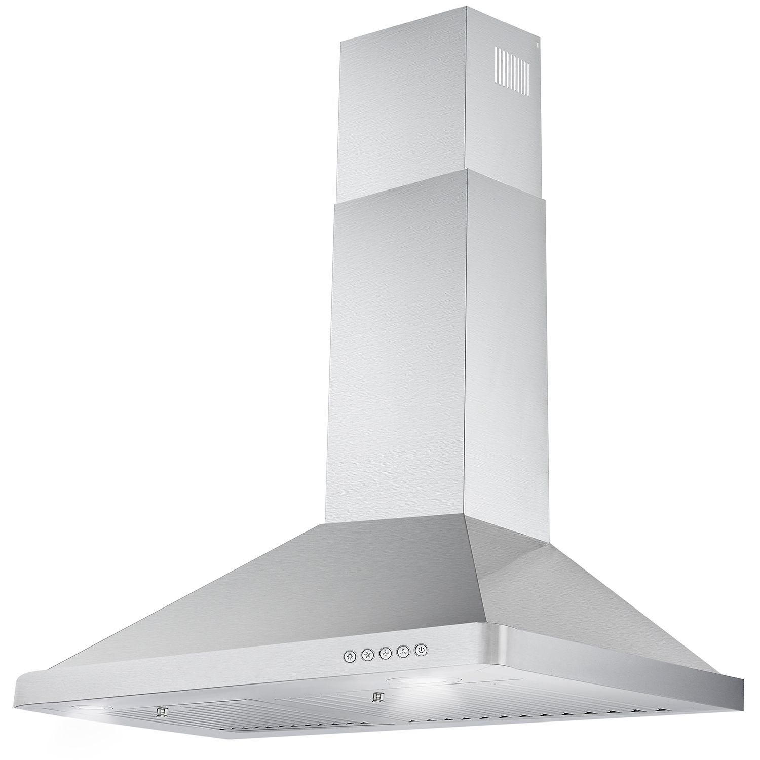 New Open Box 30" Stainless Steel Wall Mount Range Hood with Push Button Controls - WAREHOUSE SALE