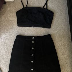 Skirt And Top Set Size M 