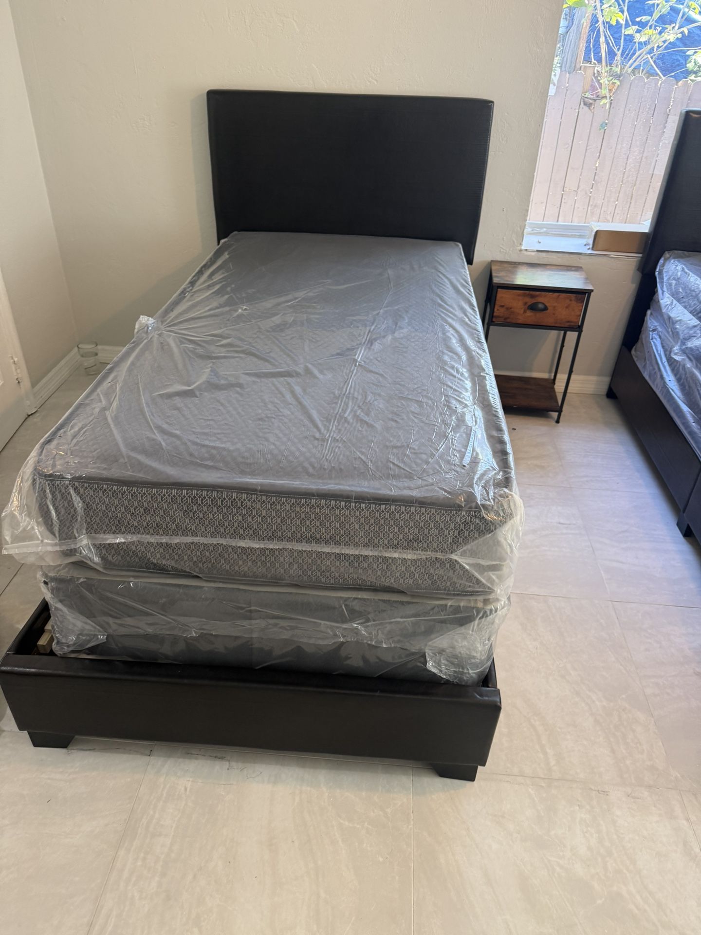 Twin Size Bed Frame With Mattress And All New Furniture And Free Delivery