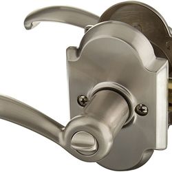 Kwikset 730AUL 15 6AL RCS 97300-809 Austin Bed/Bath Lever, Satin Nickel
