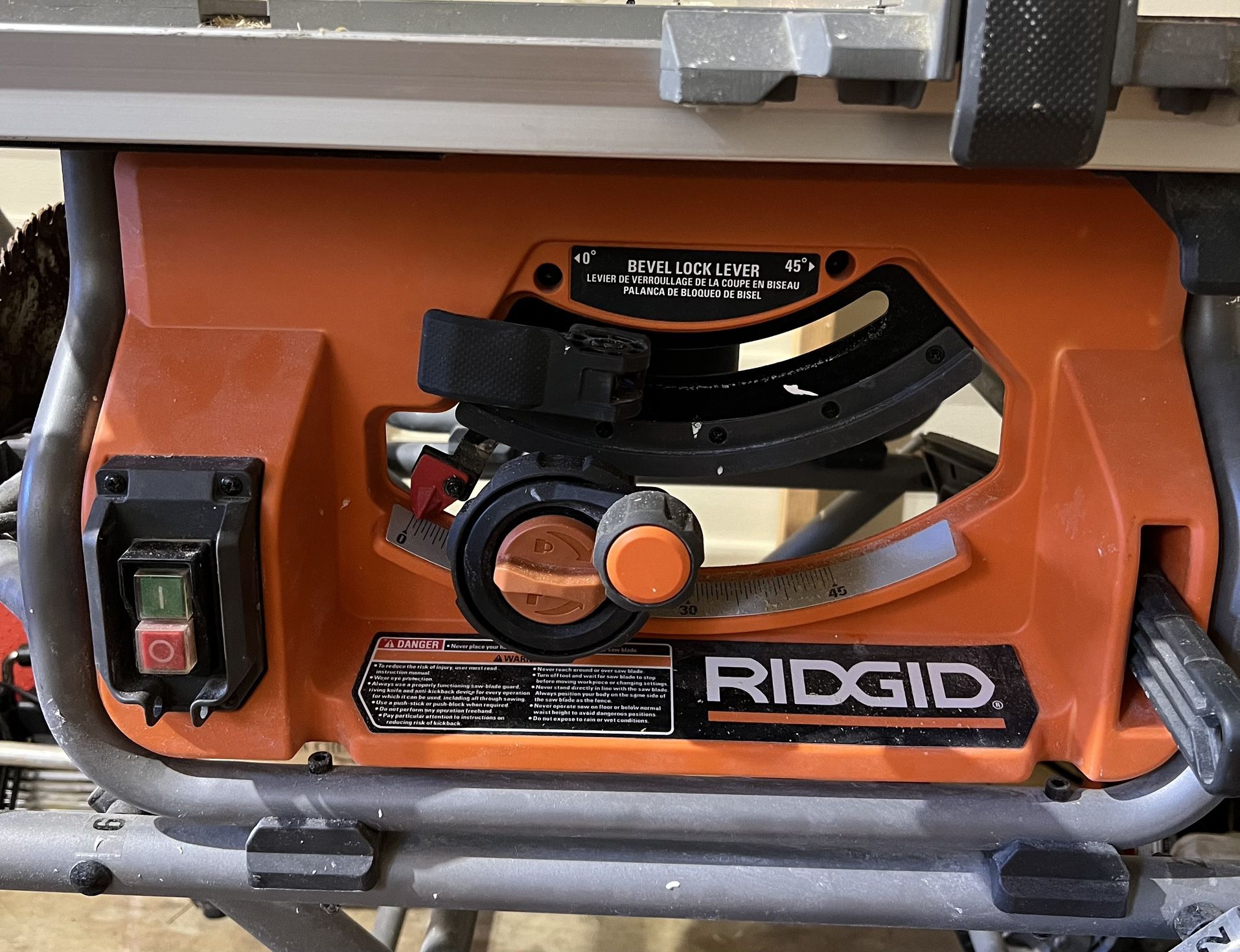 RIDGID 15 Amp 10 In. Portable Corded Pro Jobsite Table Saw with Stand