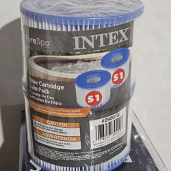 Intex 29001E PureSpa Type S1 Heavy Duty Easy  Spa Filter Replacement Cartridge Twin Pack