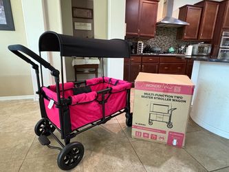 ONLY $175: Stroller Wagon (2Seater) - Wagon Stroller with Seats with 5-Point Harnesses