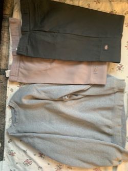 36x32 dickies plus Proclub crew neck