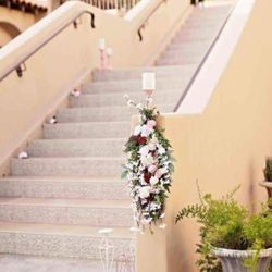 ARTIFICAL FLORAL SWAG X2 