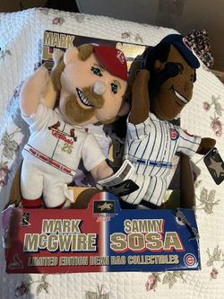 Mark McGuire Sammy Sosa Stuffed Toy Set 