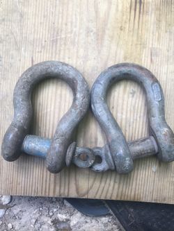 Steel Screw Pin Anchor Shackle Galvanized, 1/2 SWL Ton 