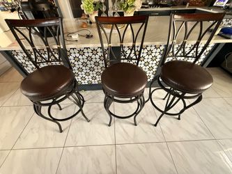 mid century, set of 3 stool