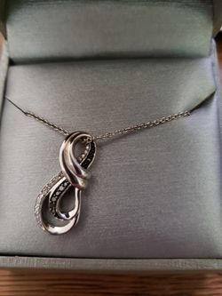 Black White Diamond Necklace New Zales