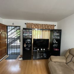 TV Stand With Storage Shelves