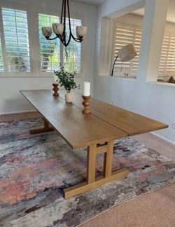 Wooden farm style table