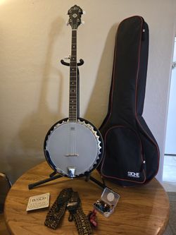 Morgan Monroe Rocky Top Banjo With Case And Accessories