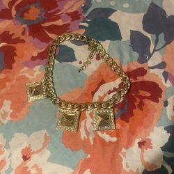 Gold plated necklace