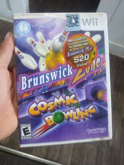 Brunswick bowl Cosmic bowling Wii