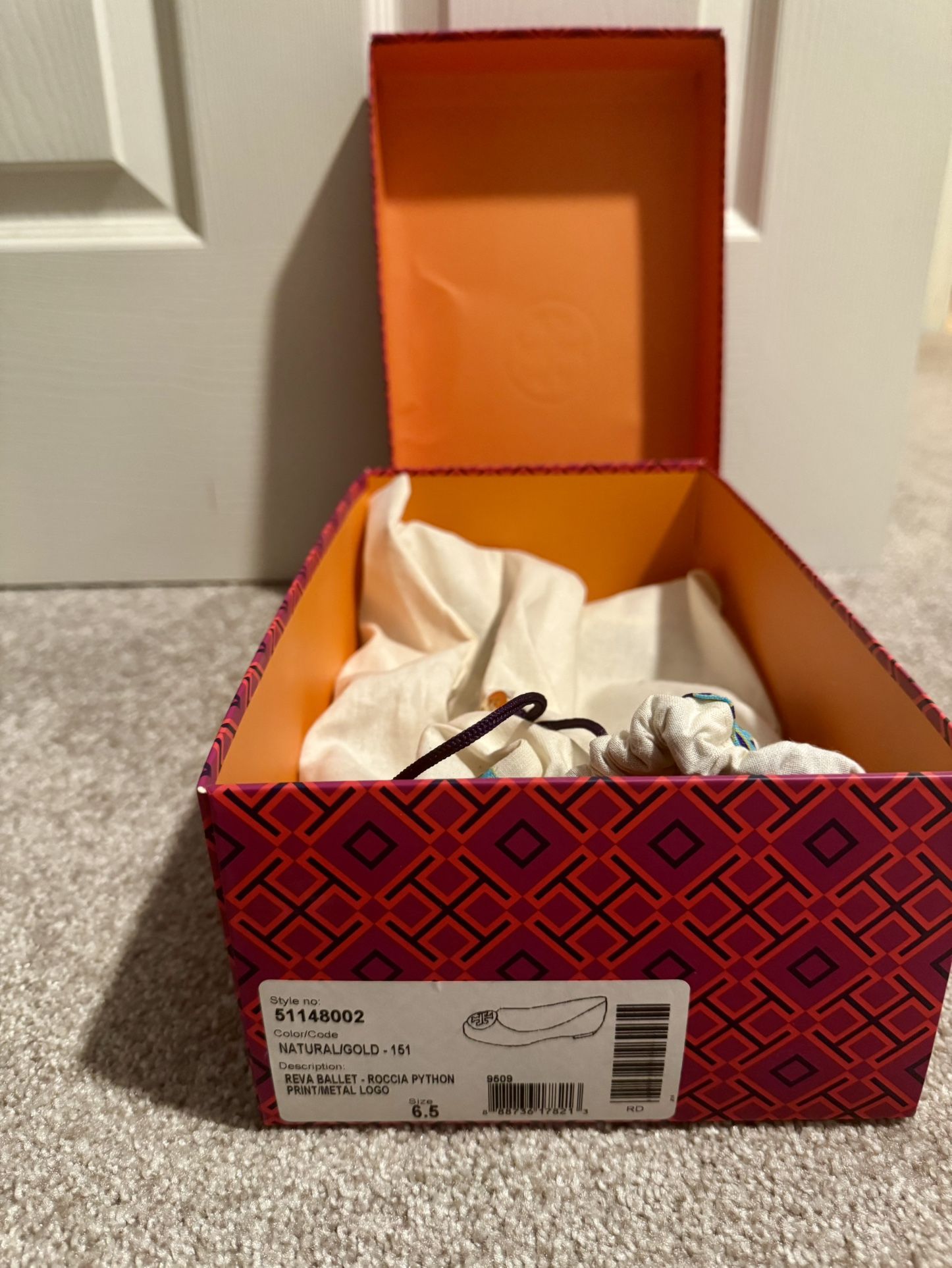 Tory Burch Ballet Flats Snake Size 6.5