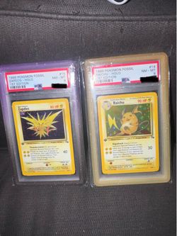 Pokemon 1st Edition Fossil PSA 8