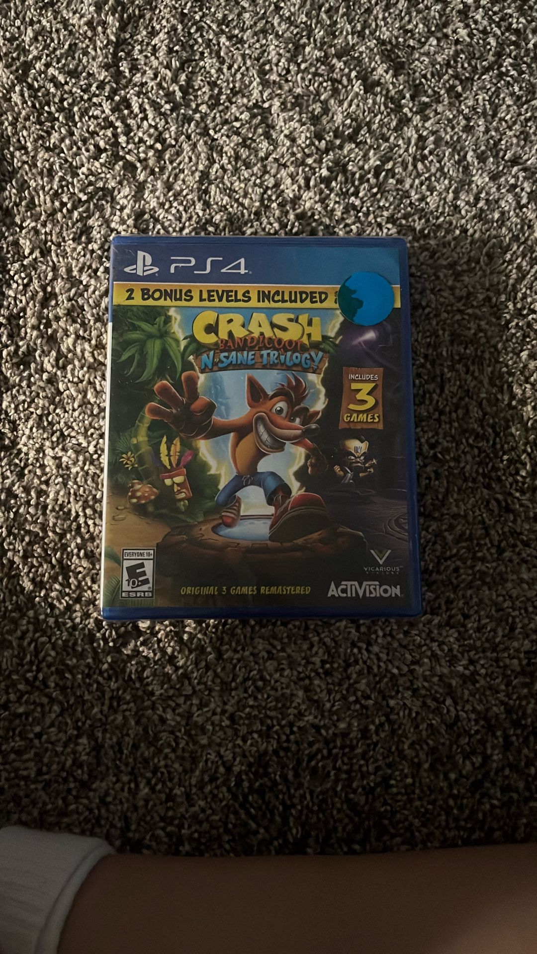 PS4 Crash Bandicoot N Sane Trilogy video game