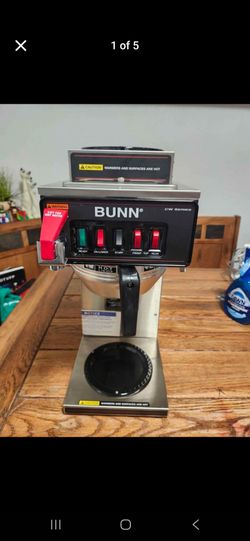 Bunn cw series coffee maker