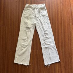 White Denim Jeans