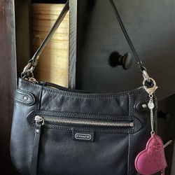 Y2K Black Coach Shoulder Purse 