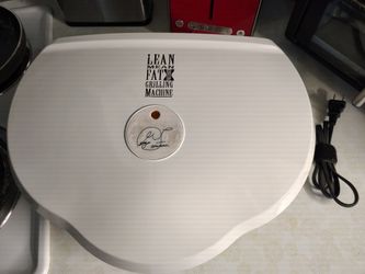 George Foreman 2-Serving Classic Plate Electric Indoor Grill  White, Small Compact