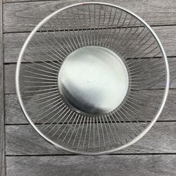 STAINLESS STEEL BREAD, MUFFIN BASKET. NEW. 8” X 3”