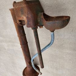 Monitor Original Vintage Hand Pump Drinking Fountain Pieces Parts
