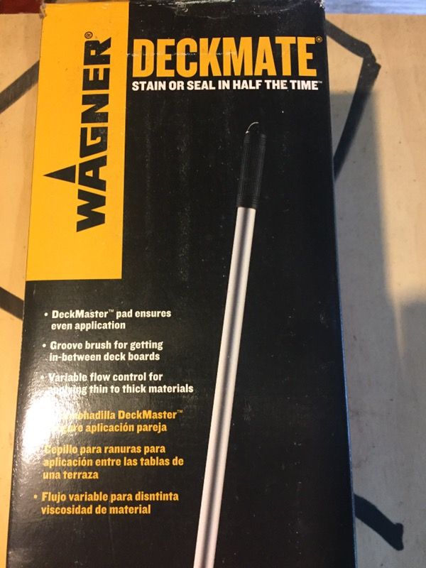 Wagner Deck Mate Stainer with two extra staining pads