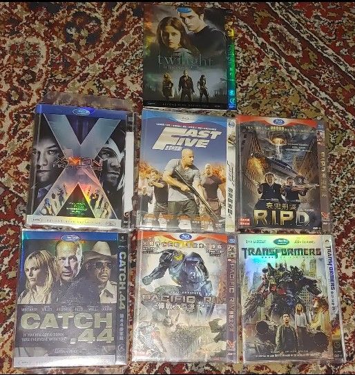 34 Blu-ray Movies Some Still Sealed & Jap Versions