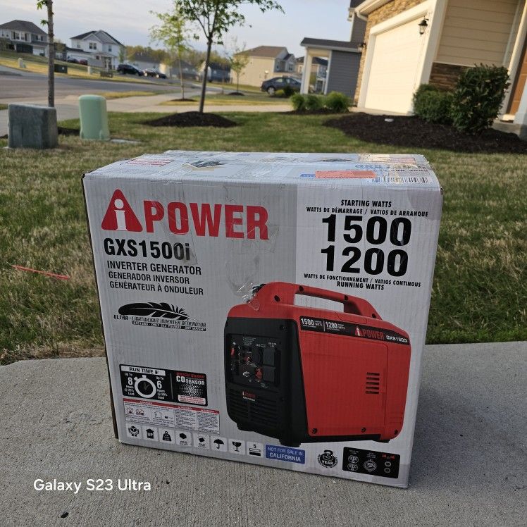 1500 Watts Inverter Generator.