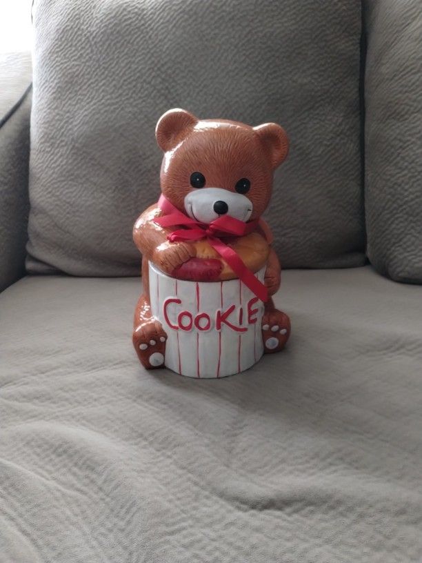 Montgomery Wards Teddy Bear Cookie Jar