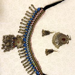 Afghani Women Necklace Jewelry Set