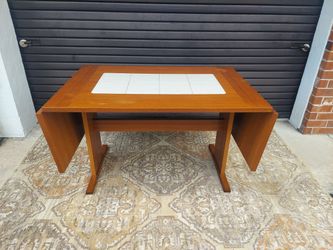 Mid Century Danish Teak Toled Extendable Dining Table From Made in Denmark  Gangso Mobler .