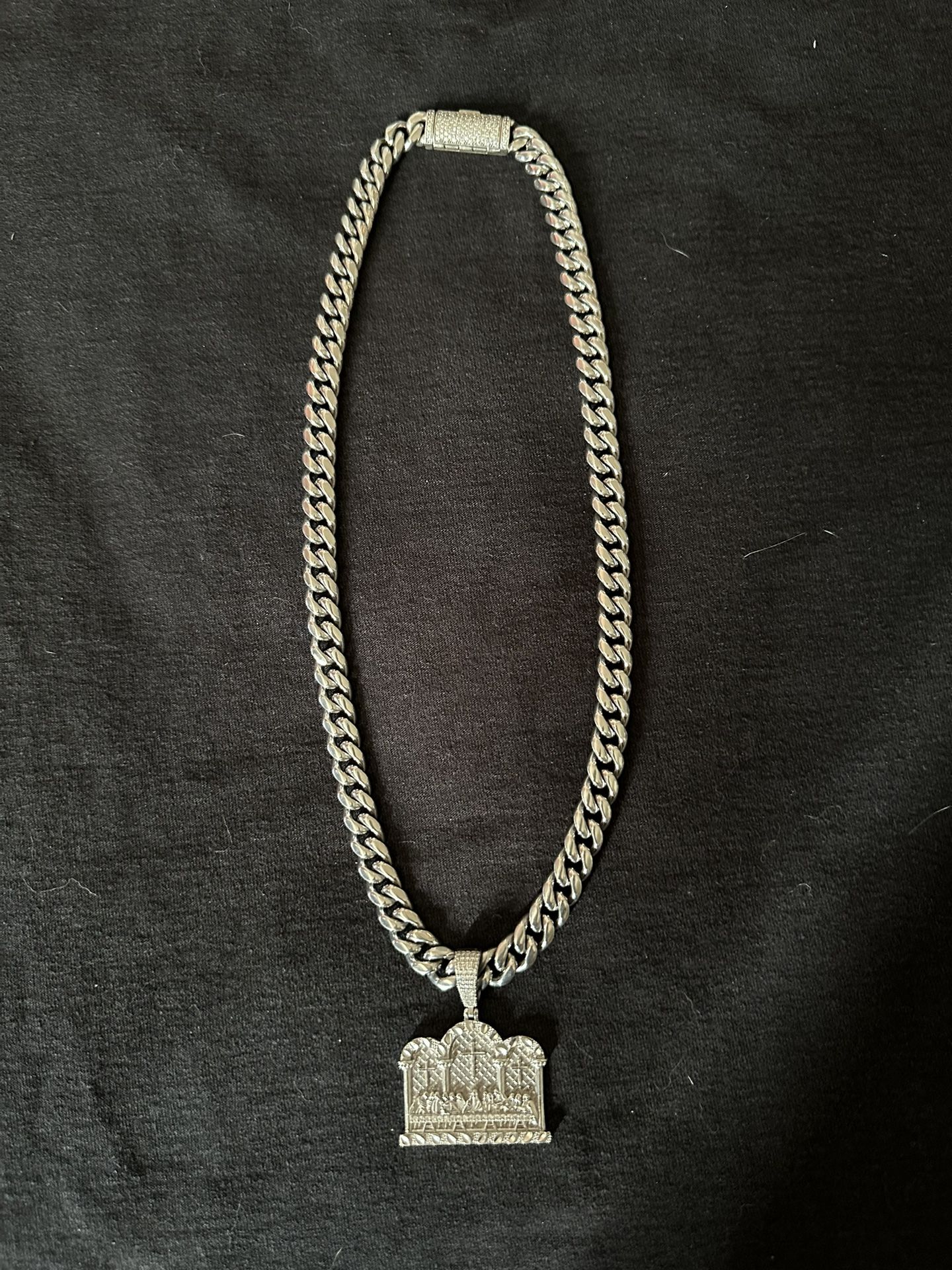 925 Sterling Silver 120g Cuban Link Chain