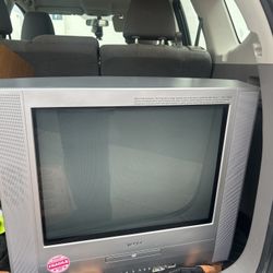 2 CRT combo TVs