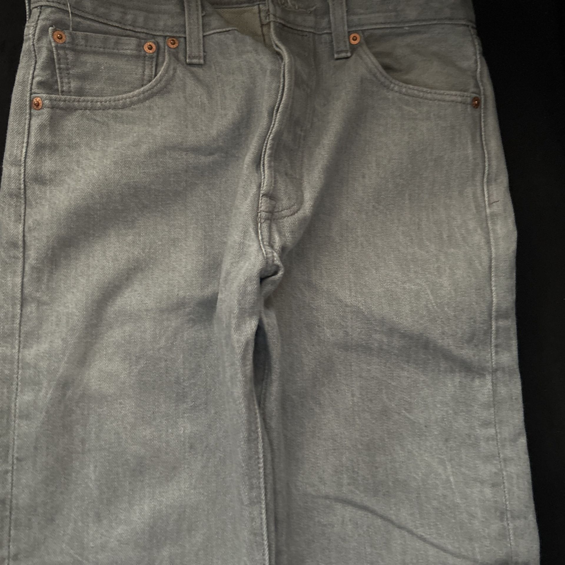 Grey Levi’s 501