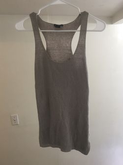 Armani Exchange Racerback Tank Knit Top Size S
