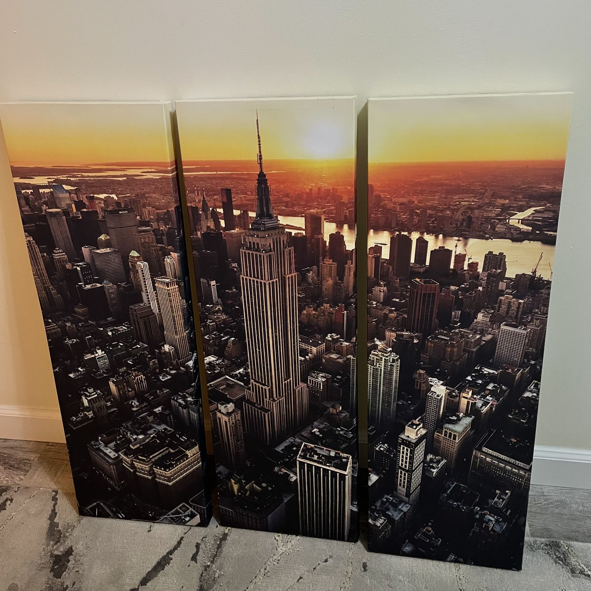 New York Wall Print Art Panel Canvas