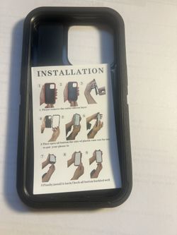 Black Case For iPhone Pro 11,12,13,14,15