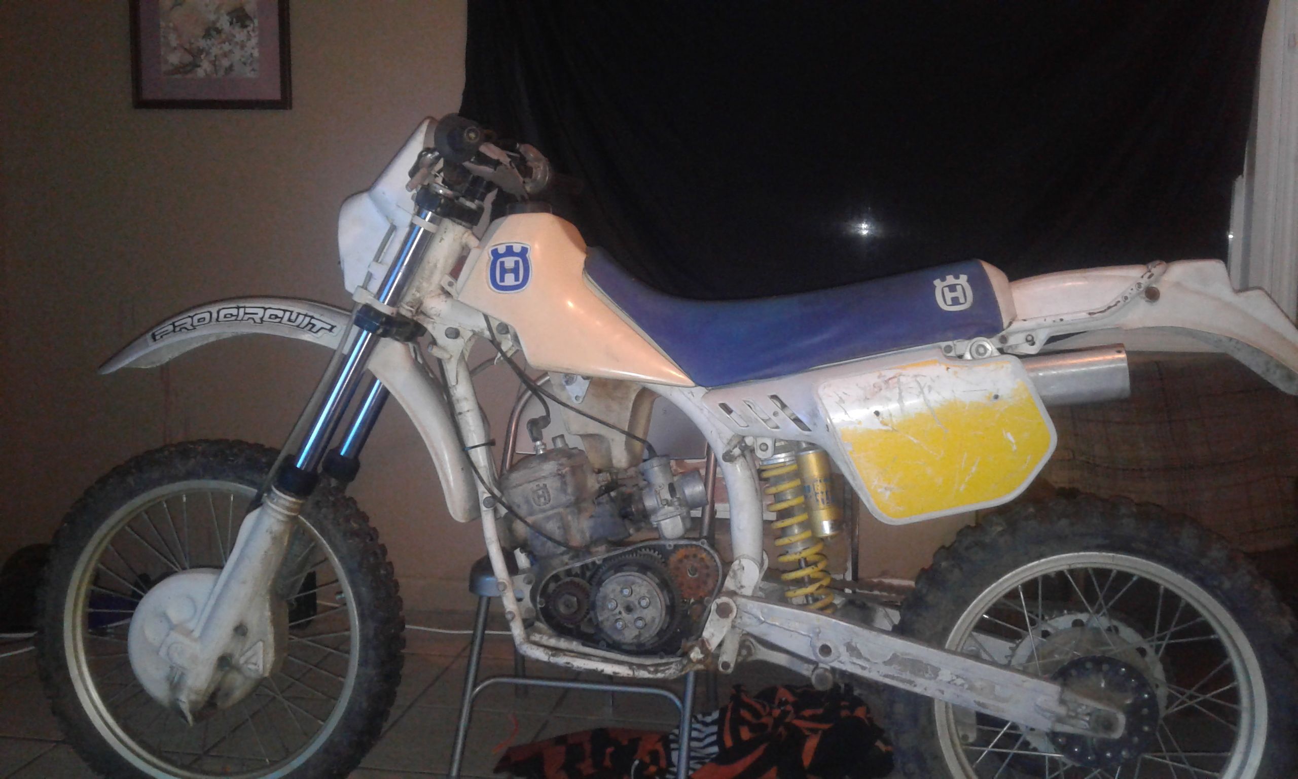 1985 husqvarna 500cc dirt bike 2 stroke