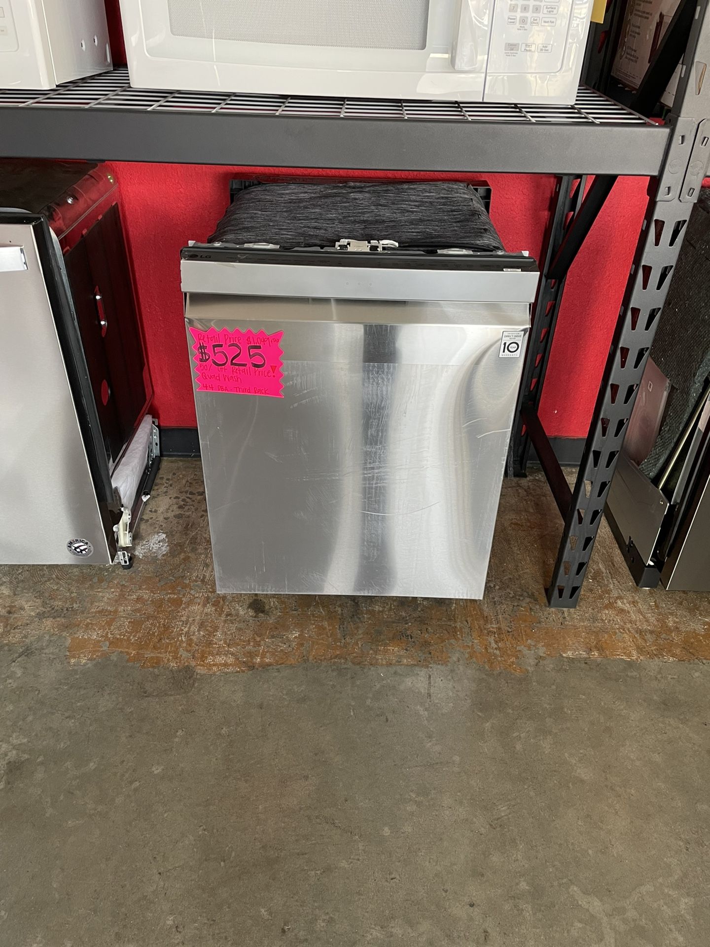 New LG Dishwasher 24” Wide 
