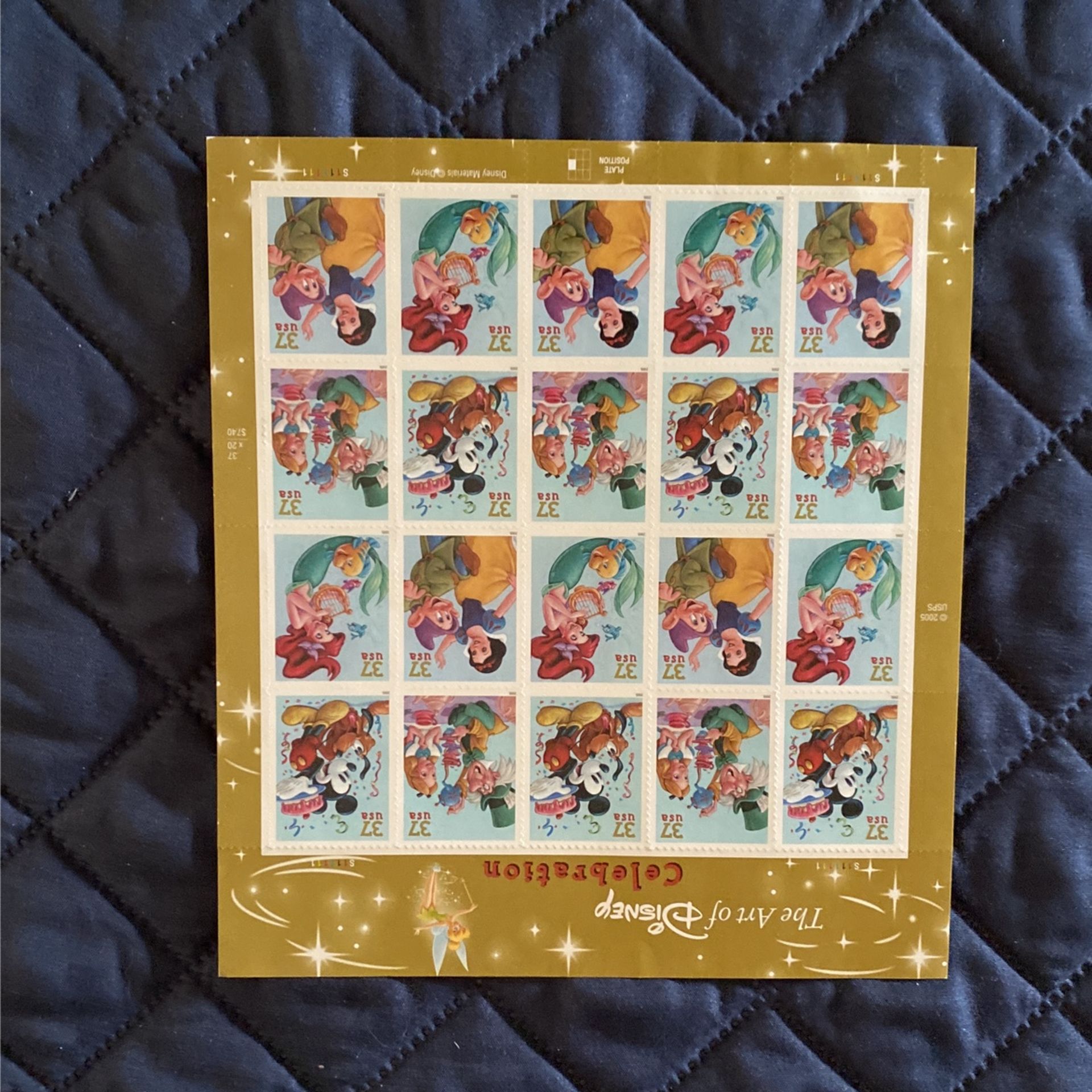 The Art Of Disney Celebration USPS Stamps