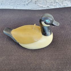 Candle by RUSS BERRIE  wax Candle Duck  4" long & 3" high