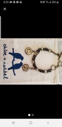 Chloe and isabel charm bracelet