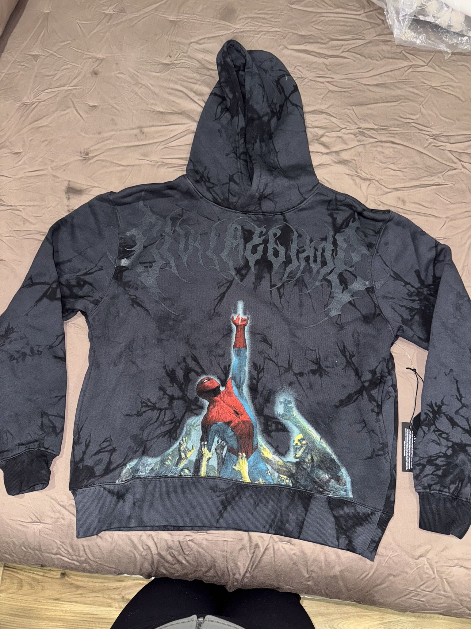 Civil Regime Spiderman Zombie Hoodie Medium